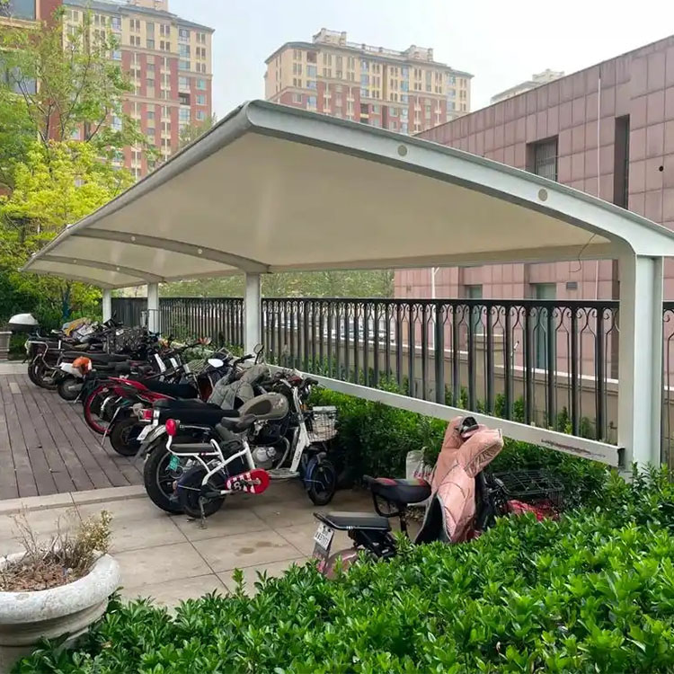 淳化县膜结构电动车棚